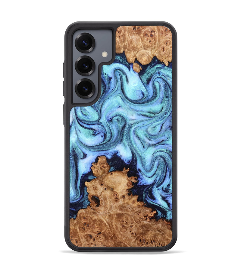 Galaxy S25 Plus Wood Phone Case - Gemma (Blue, 824893)
