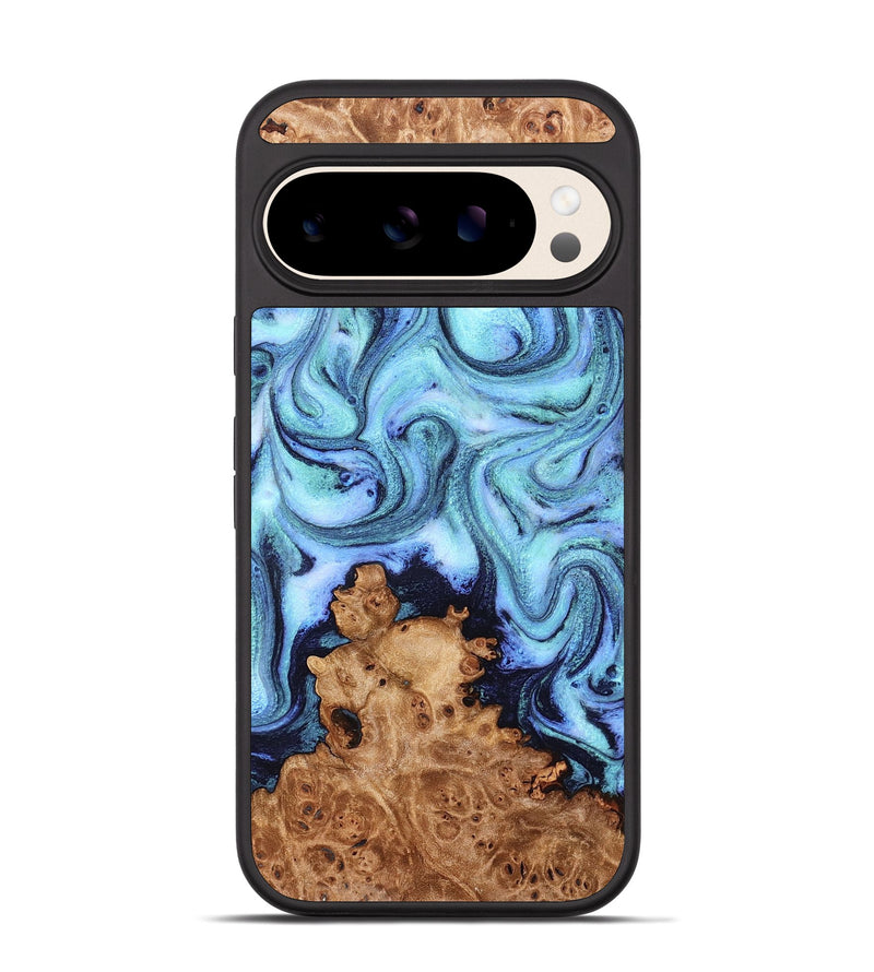 Pixel 10 Wood Phone Case - Gemma (Blue, 824893)