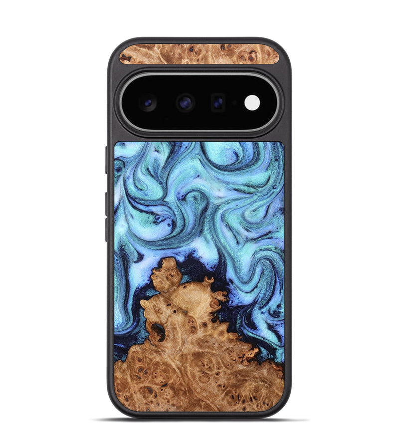Pixel 11 Wood Phone Case - Gemma (Blue, 824893)