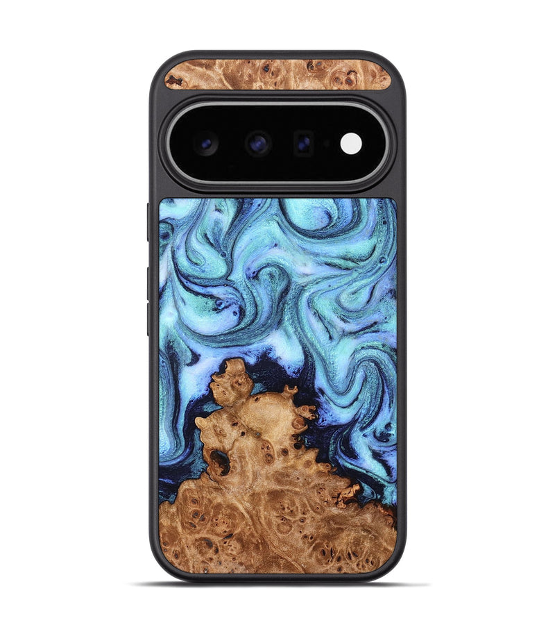 Pixel 11 Pro Wood Phone Case - Gemma (Blue, 824893)