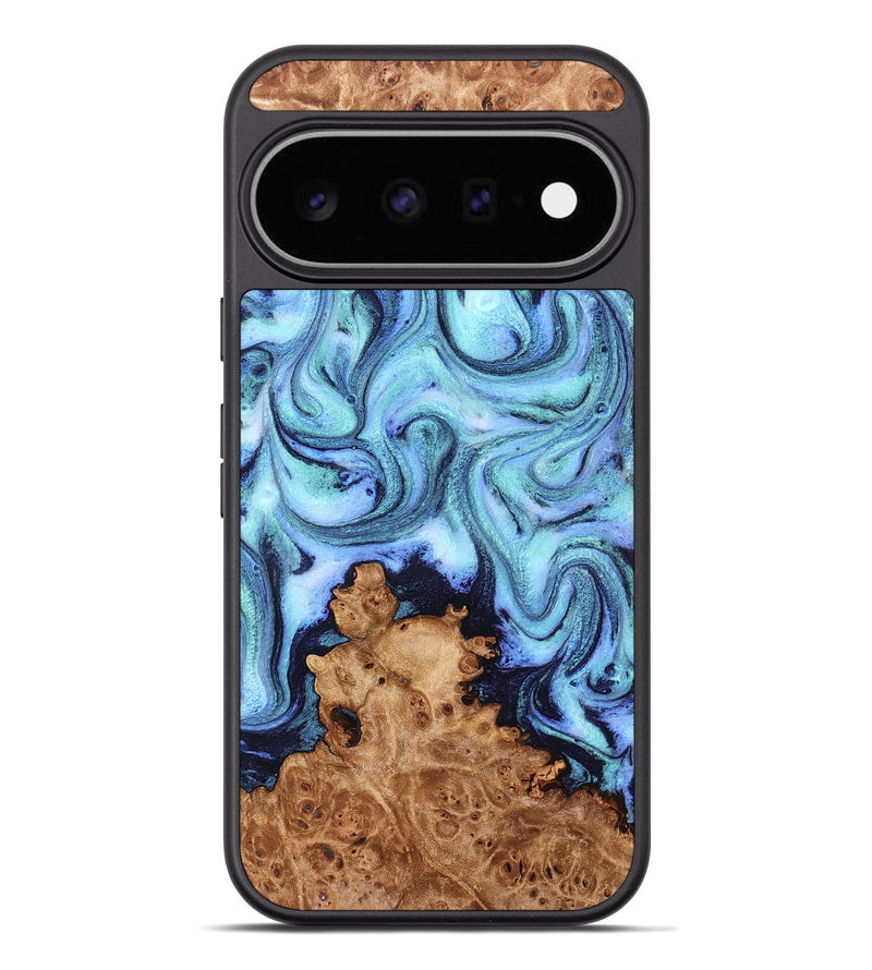 Pixel 11 Pro XL Wood Phone Case - Gemma (Blue, 824893)