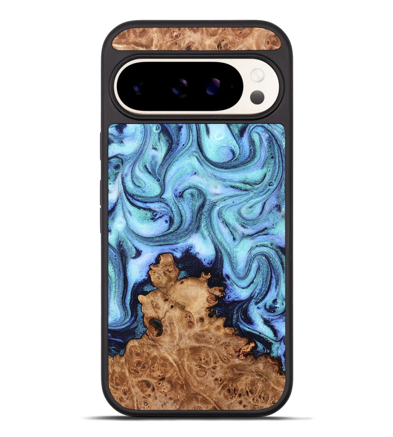 Pixel 9 Pro XL Wood Phone Case - Gemma (Blue, 824893)