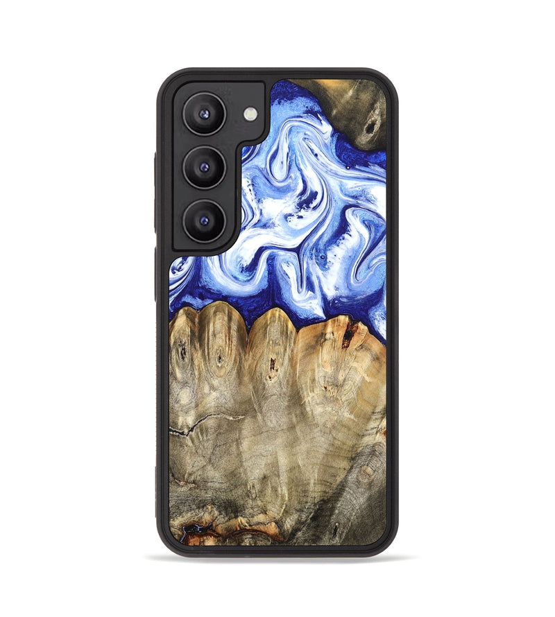 Galaxy S23 Wood Phone Case - Naomi (Blue, 824894)