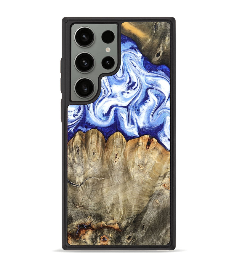 Galaxy S23 Ultra Wood Phone Case - Naomi (Blue, 824894)