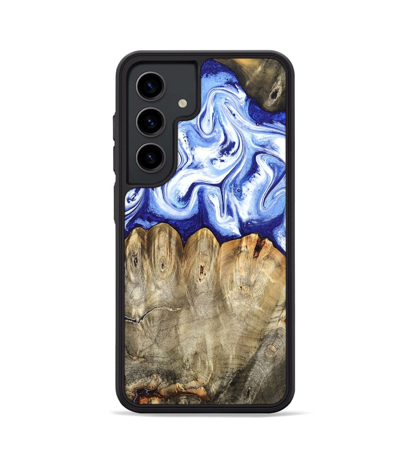 Galaxy S24 Wood Phone Case - Naomi (Blue, 824894)