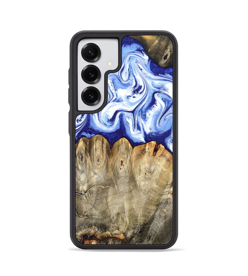 Galaxy S25 Wood Phone Case - Naomi (Blue, 824894)