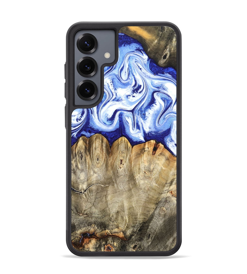 Galaxy S25 Plus Wood Phone Case - Naomi (Blue, 824894)
