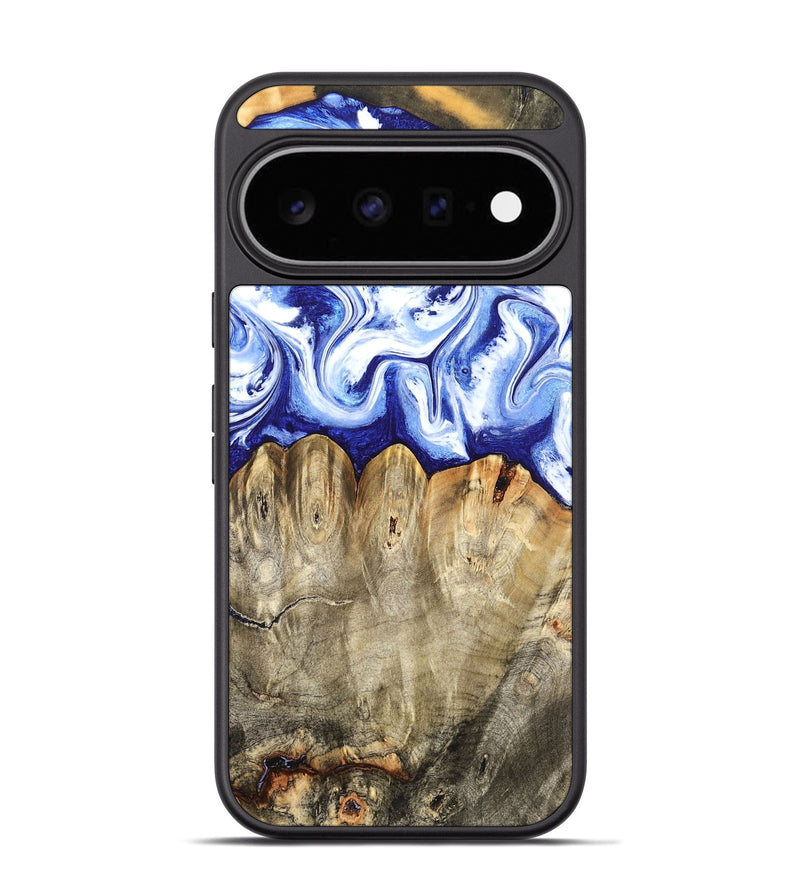 Pixel 11 Pro Wood Phone Case - Naomi (Blue, 824894)
