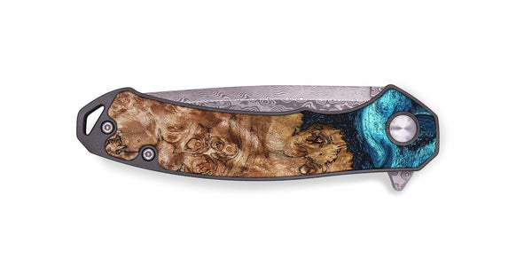 EDC Wood Pocket Knife - Brayden (Blue, 824895)