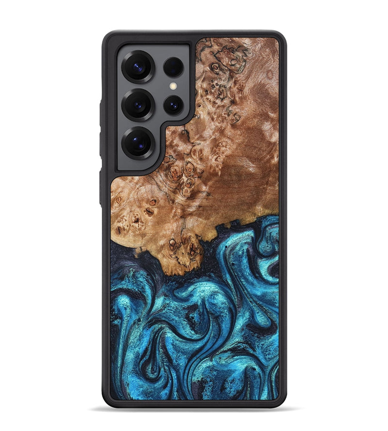 Galaxy S25 Ultra Wood Phone Case - Brayden (Blue, 824895)