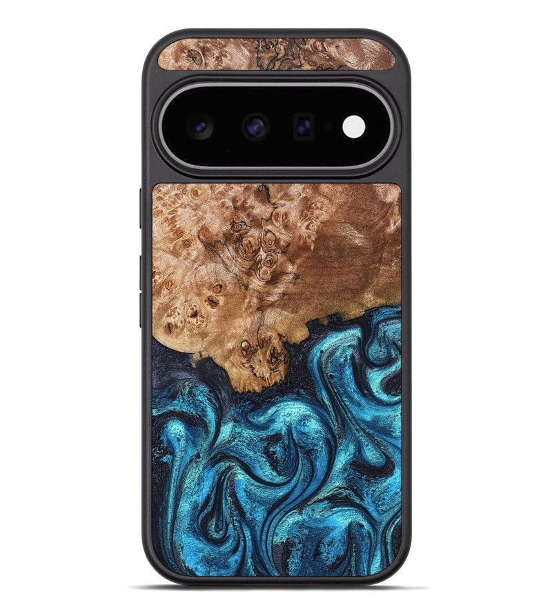 Pixel 11 Pro XL Wood Phone Case - Brayden (Blue, 824895)