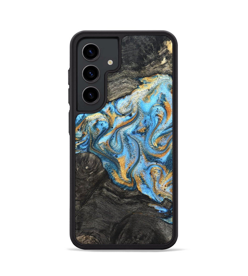 Galaxy S24 Wood Phone Case - Kurt (Teal & Gold, 824897)