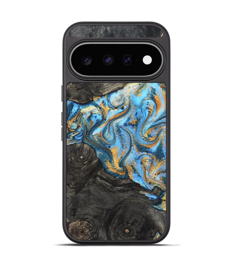 Pixel 11 Wood Phone Case - Kurt (Teal & Gold, 824897)