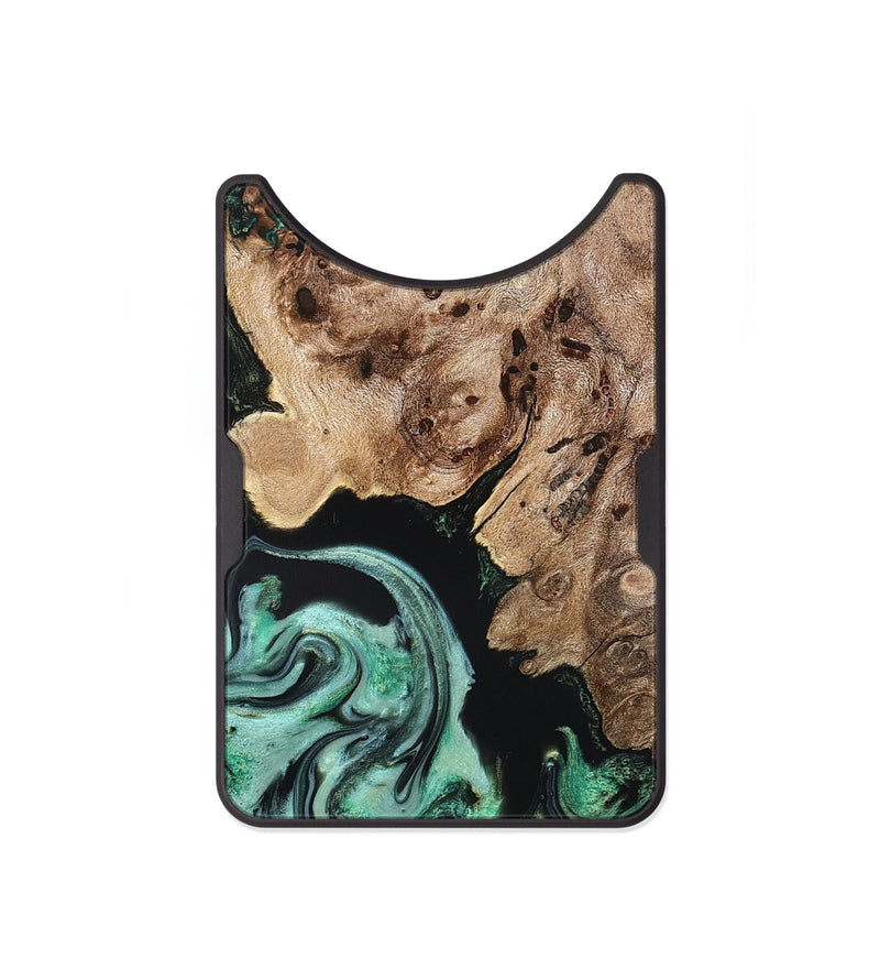 Alloy Wood Wallet - Aryanna (Green, 824904)