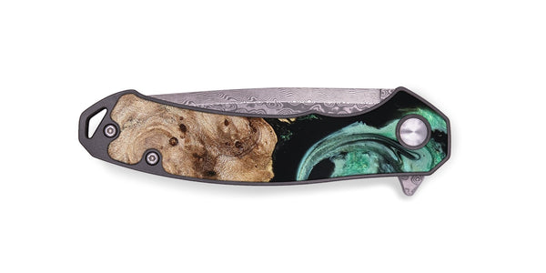 EDC Wood Pocket Knife - Aryanna (Green, 824904)