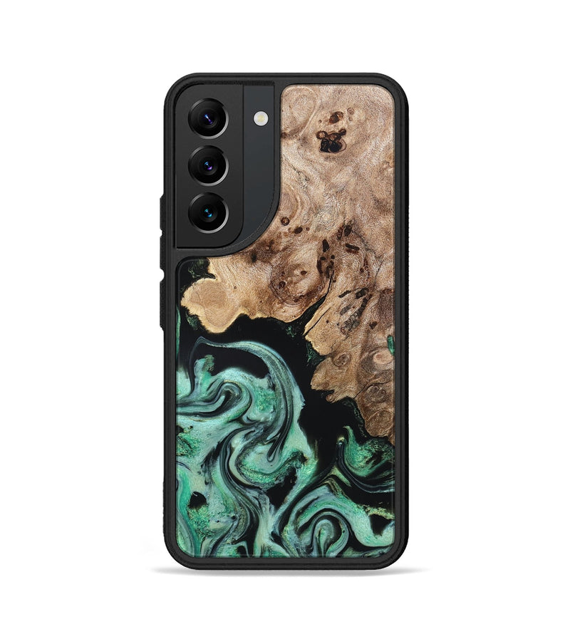 Galaxy S22 Wood Phone Case - Aryanna (Green, 824904)