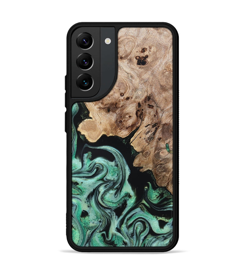 Galaxy S22 Plus Wood Phone Case - Aryanna (Green, 824904)