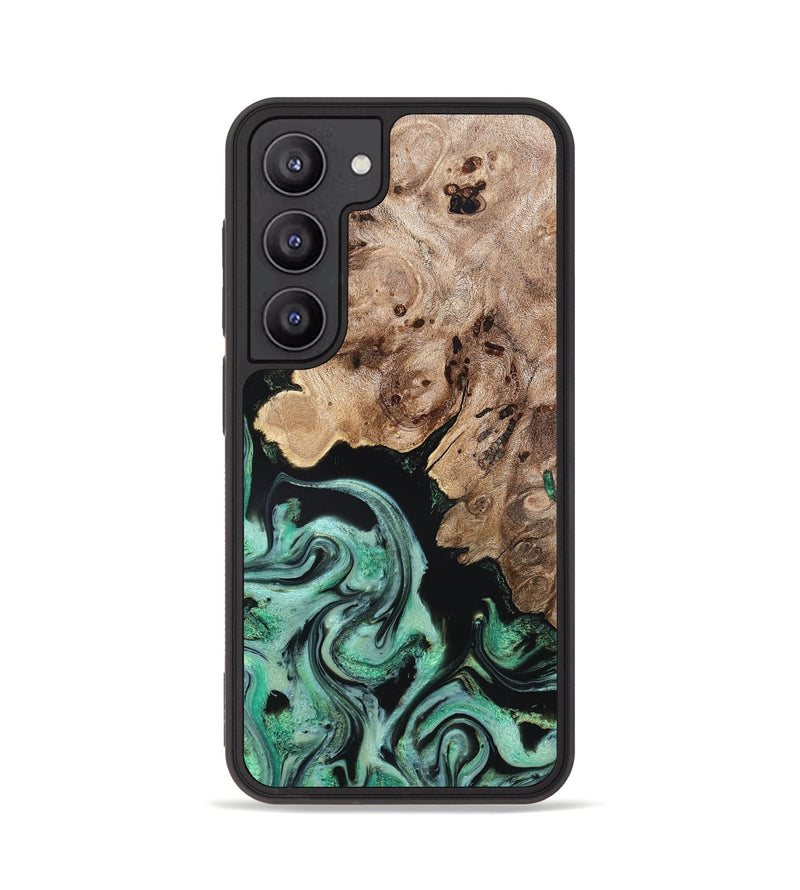 Galaxy S23 Wood Phone Case - Aryanna (Green, 824904)