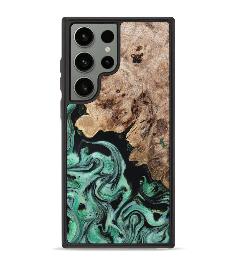 Galaxy S23 Ultra Wood Phone Case - Aryanna (Green, 824904)