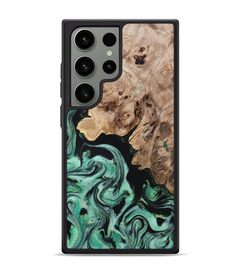 Galaxy S24 Ultra Wood Phone Case - Aryanna (Green, 824904)