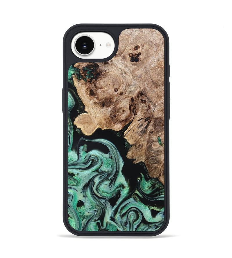 iPhone 17e Wood Phone Case - Aryanna (Green, 824904)