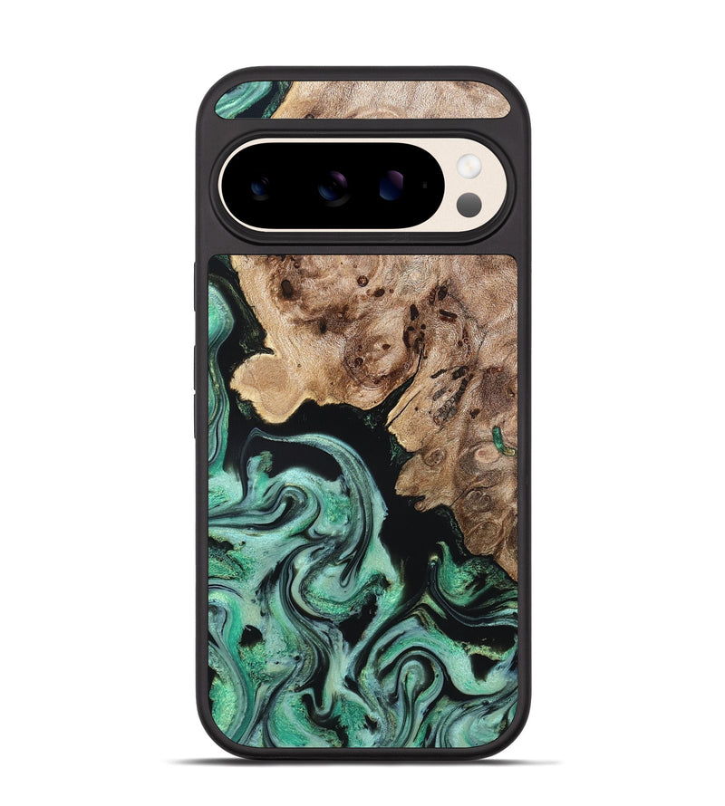 Pixel 10 Wood Phone Case - Aryanna (Green, 824904)