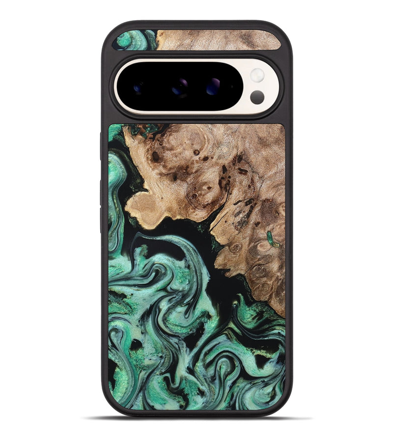 Pixel 10 Pro XL Wood Phone Case - Aryanna (Green, 824904)