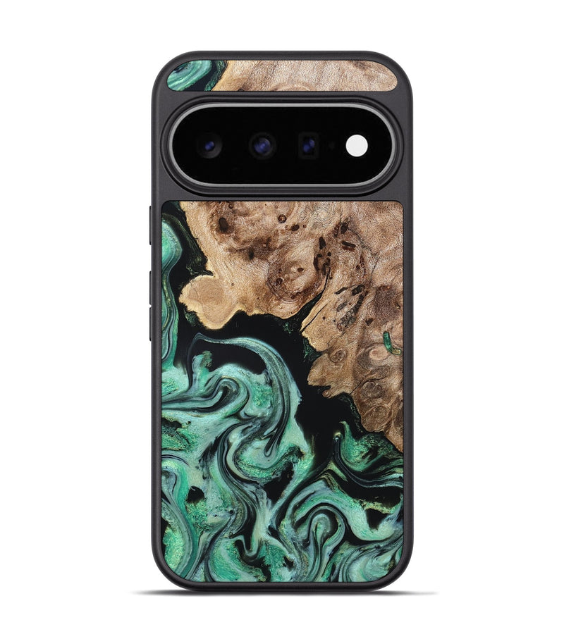 Pixel 11 Pro Wood Phone Case - Aryanna (Green, 824904)