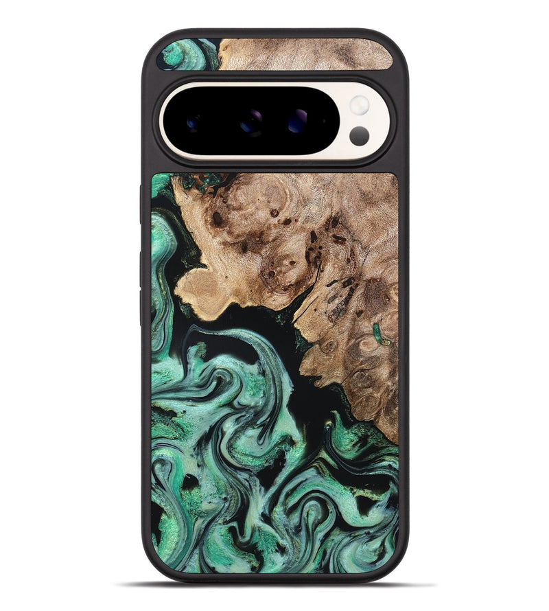 Pixel 9 Pro XL Wood Phone Case - Aryanna (Green, 824904)