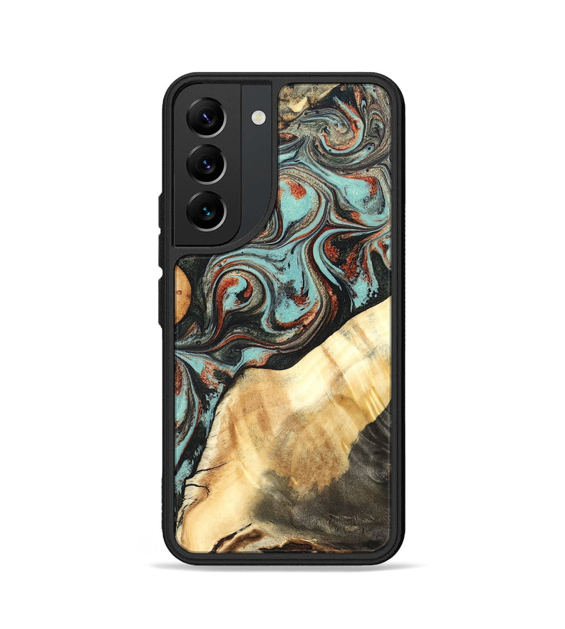 Galaxy S22 Wood Phone Case - Ean (Green, 824907)
