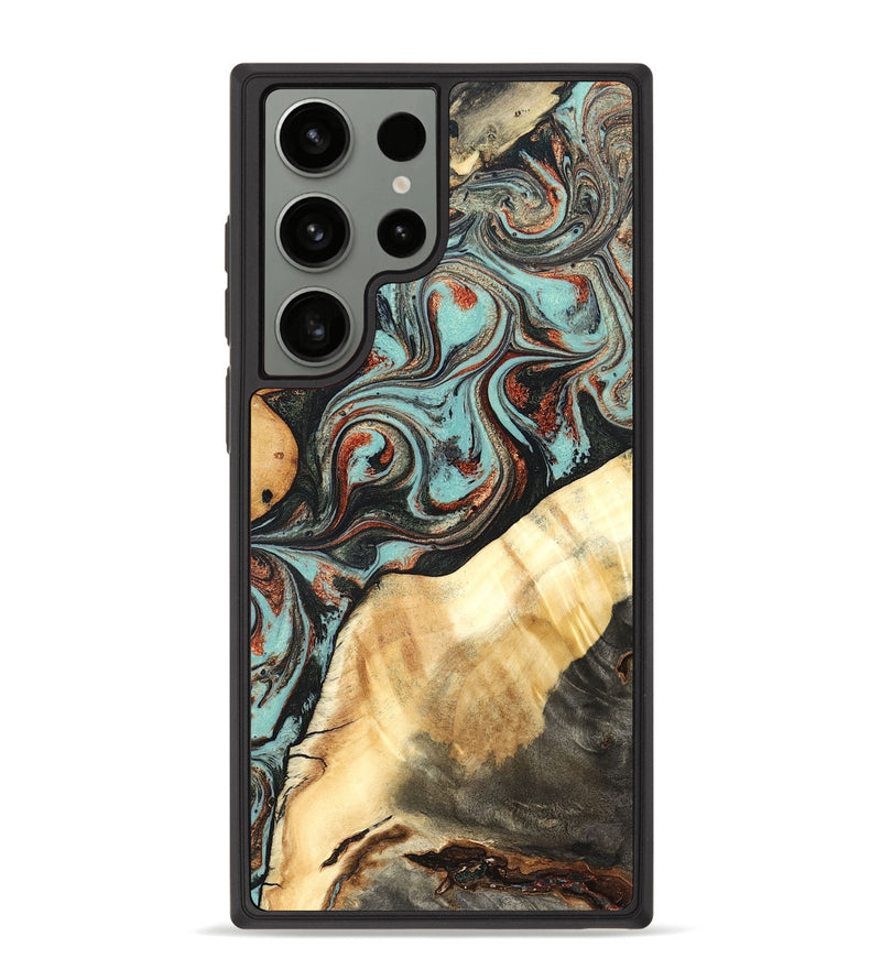 Galaxy S23 Ultra Wood Phone Case - Ean (Green, 824907)