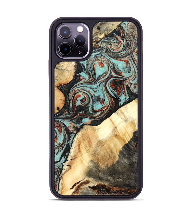 iPhone 11 Pro Max Wood Phone Case - Ean (Green, 824907)