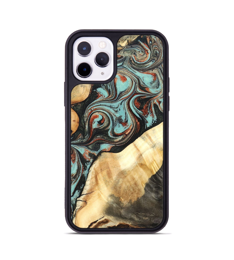 iPhone 11 Pro Wood Phone Case - Ean (Green, 824907)