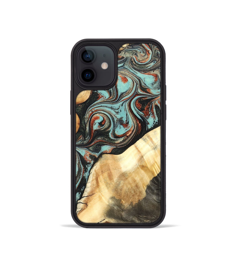 iPhone 12 mini Wood Phone Case - Ean (Green, 824907)