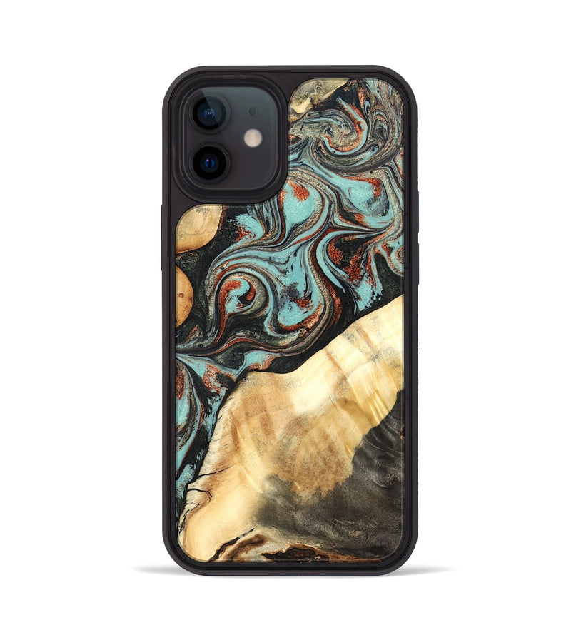 iPhone 12 Wood Phone Case - Ean (Green, 824907)