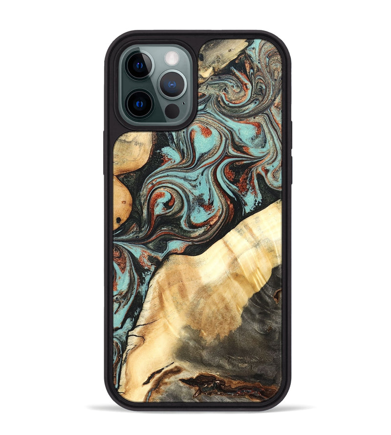 iPhone 12 Pro Max Wood Phone Case - Ean (Green, 824907)