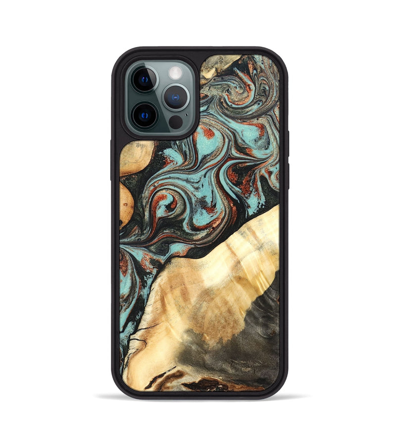 iPhone 12 Pro Wood Phone Case - Ean (Green, 824907)