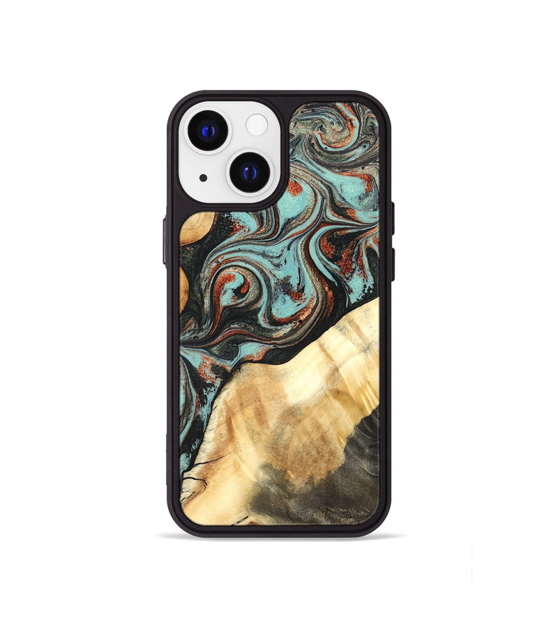 iPhone 13 mini Wood Phone Case - Ean (Green, 824907)