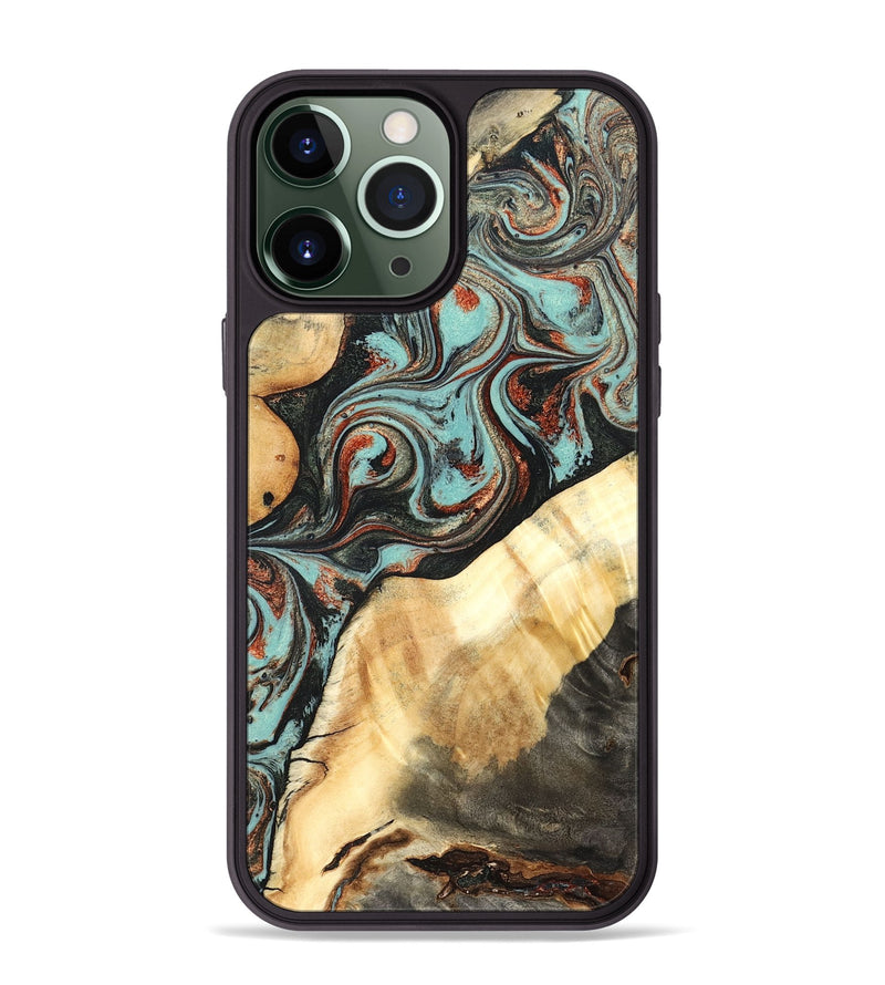 iPhone 13 Pro Max Wood Phone Case - Ean (Green, 824907)