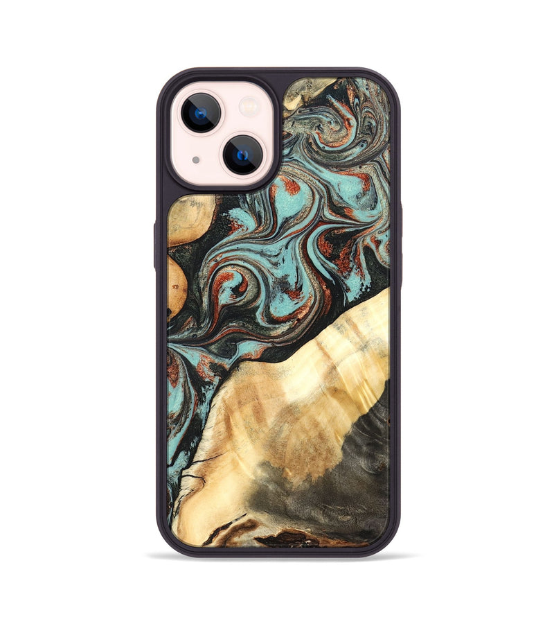 iPhone 14 Wood Phone Case - Ean (Green, 824907)