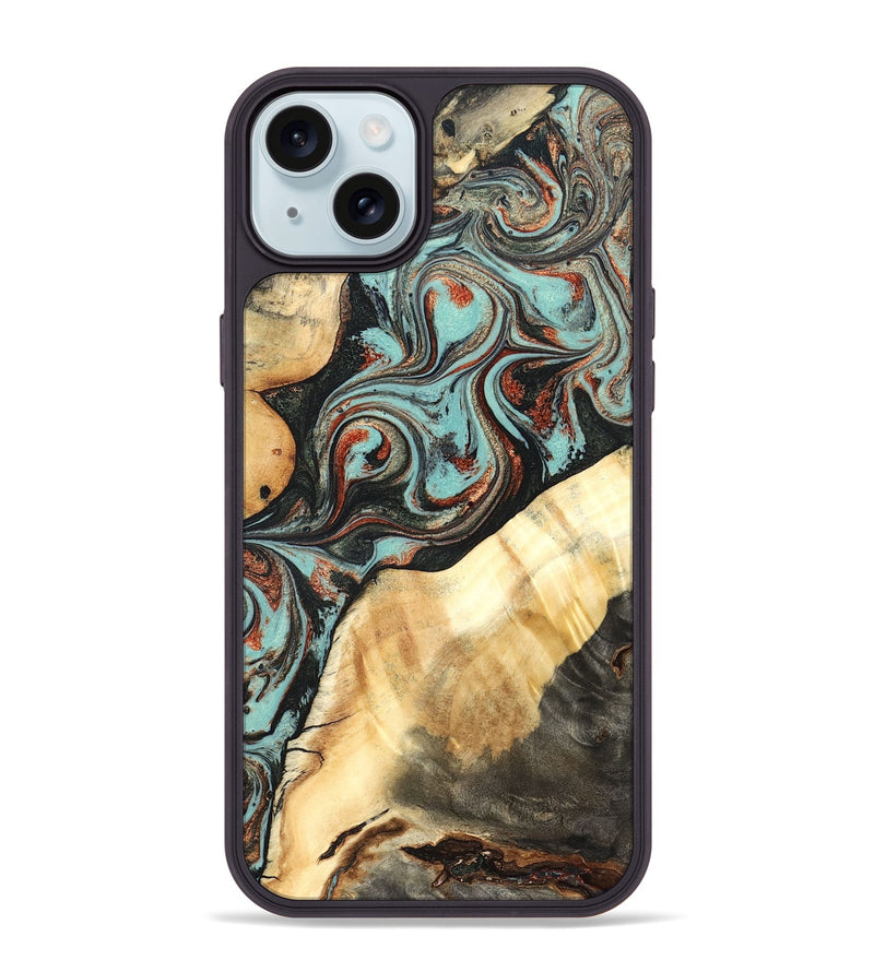 iPhone 15 Plus Wood Phone Case - Ean (Green, 824907)