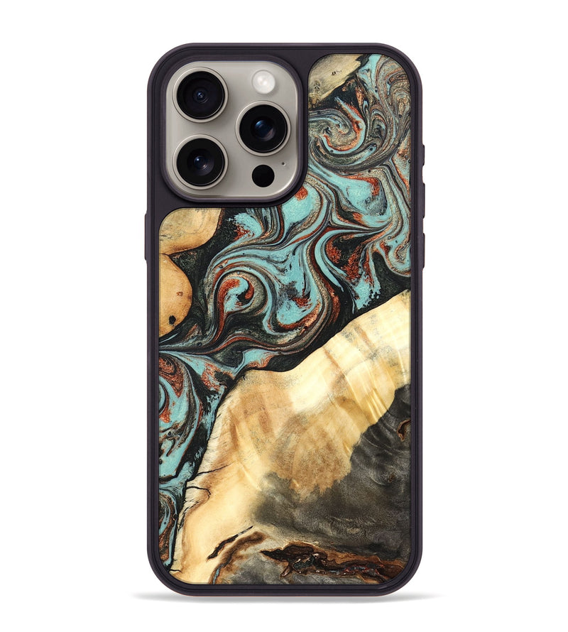 iPhone 15 Pro Max Wood Phone Case - Ean (Green, 824907)