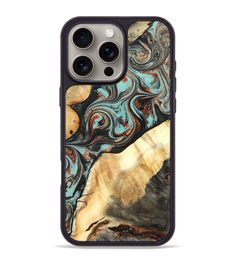 iPhone 16 Pro Max Wood Phone Case - Ean (Green, 824907)