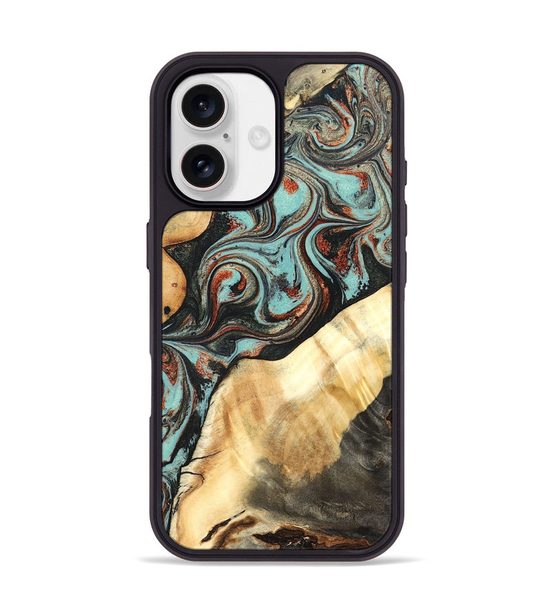 iPhone 17 Wood Phone Case - Ean (Green, 824907)