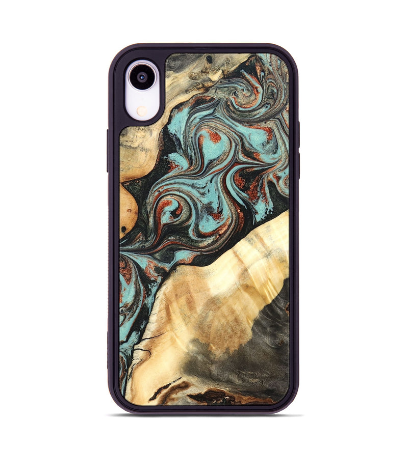 iPhone Xr Wood Phone Case - Ean (Green, 824907)
