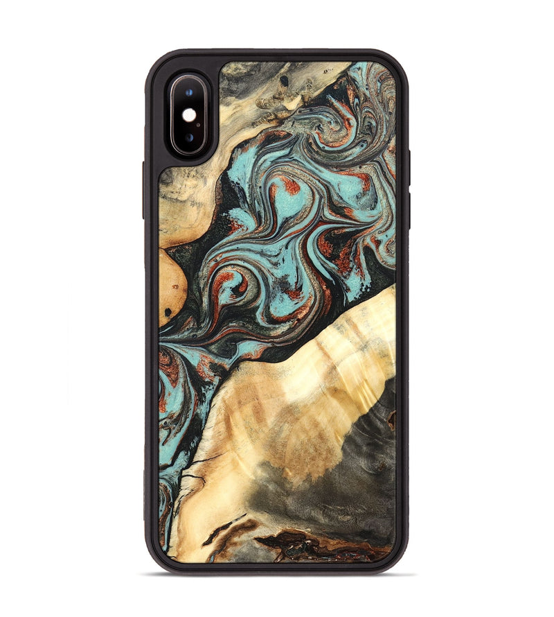 iPhone Xs Max Wood Phone Case - Ean (Green, 824907)
