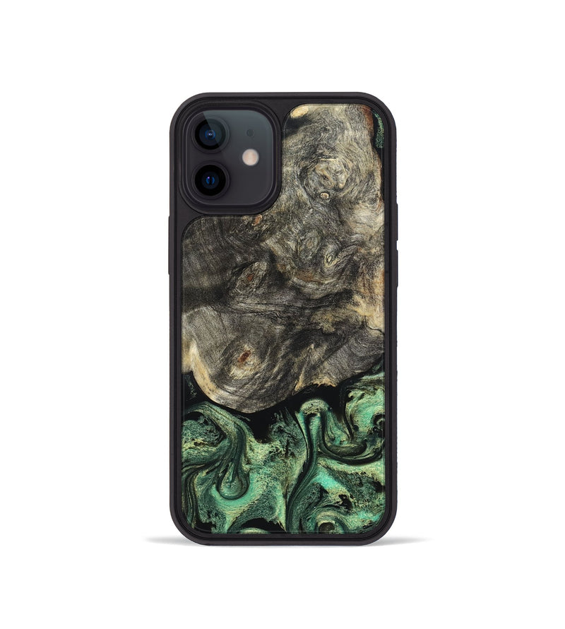 iPhone 12 mini Wood Phone Case - Squire (Green, 824908)