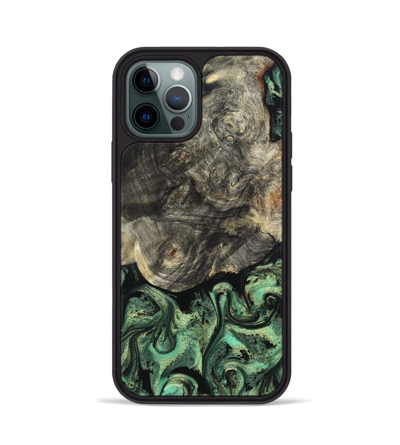 iPhone 12 Pro Wood Phone Case - Squire (Green, 824908)