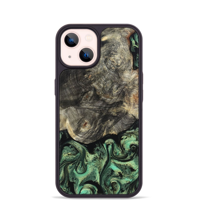 iPhone 14 Wood Phone Case - Squire (Green, 824908)