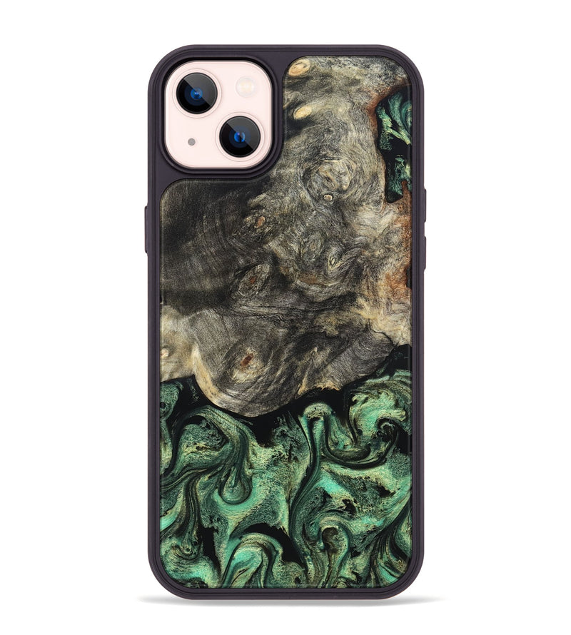 iPhone 14 Plus Wood Phone Case - Squire (Green, 824908)